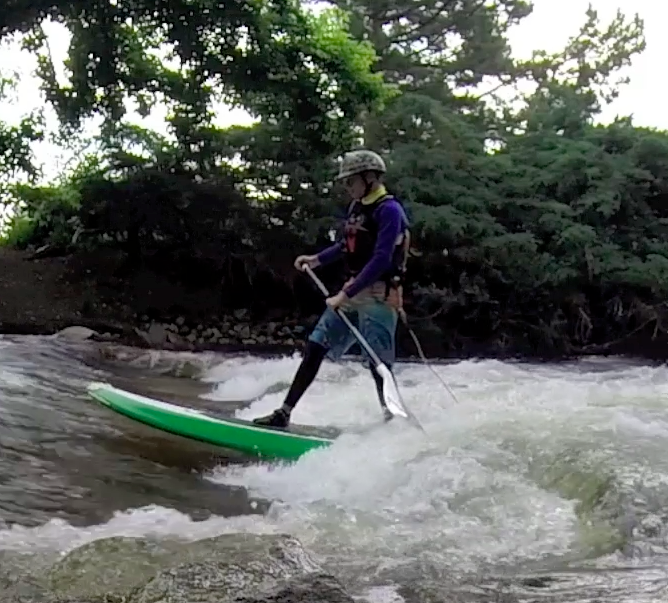 Boulder Creek on a 6’11” River Surfer