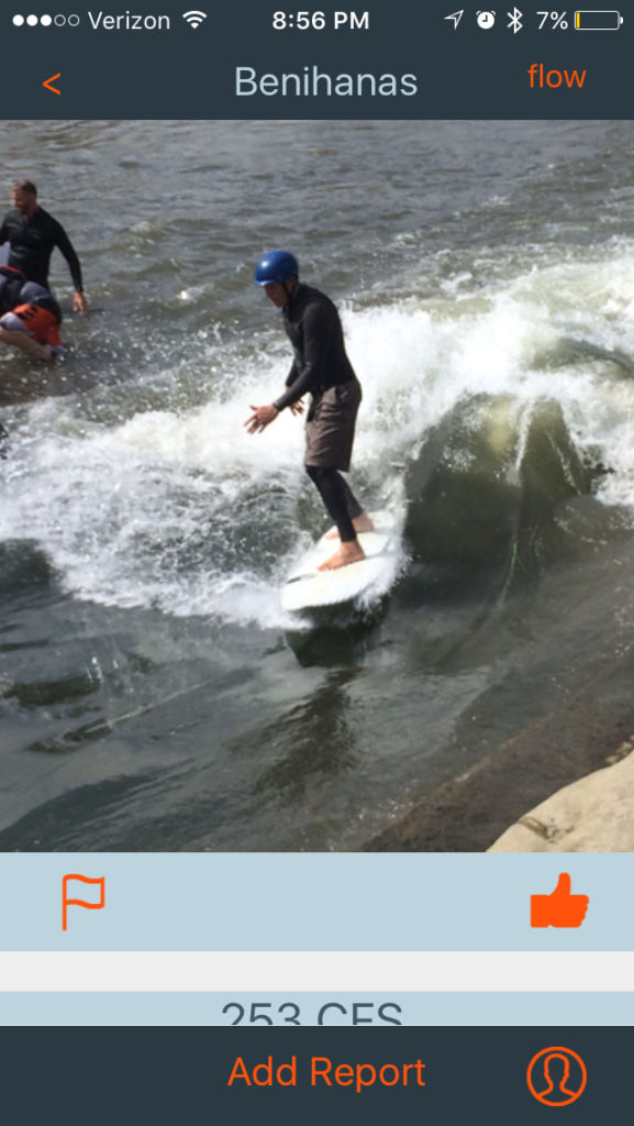 River Surf Report App